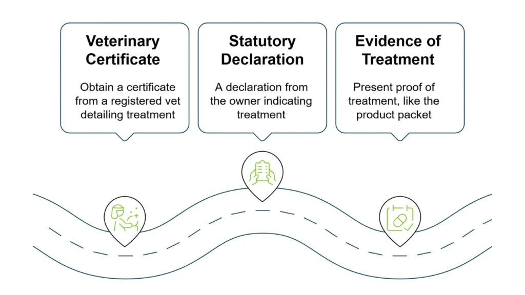 What to provide when bringing your dog to Tasmania.