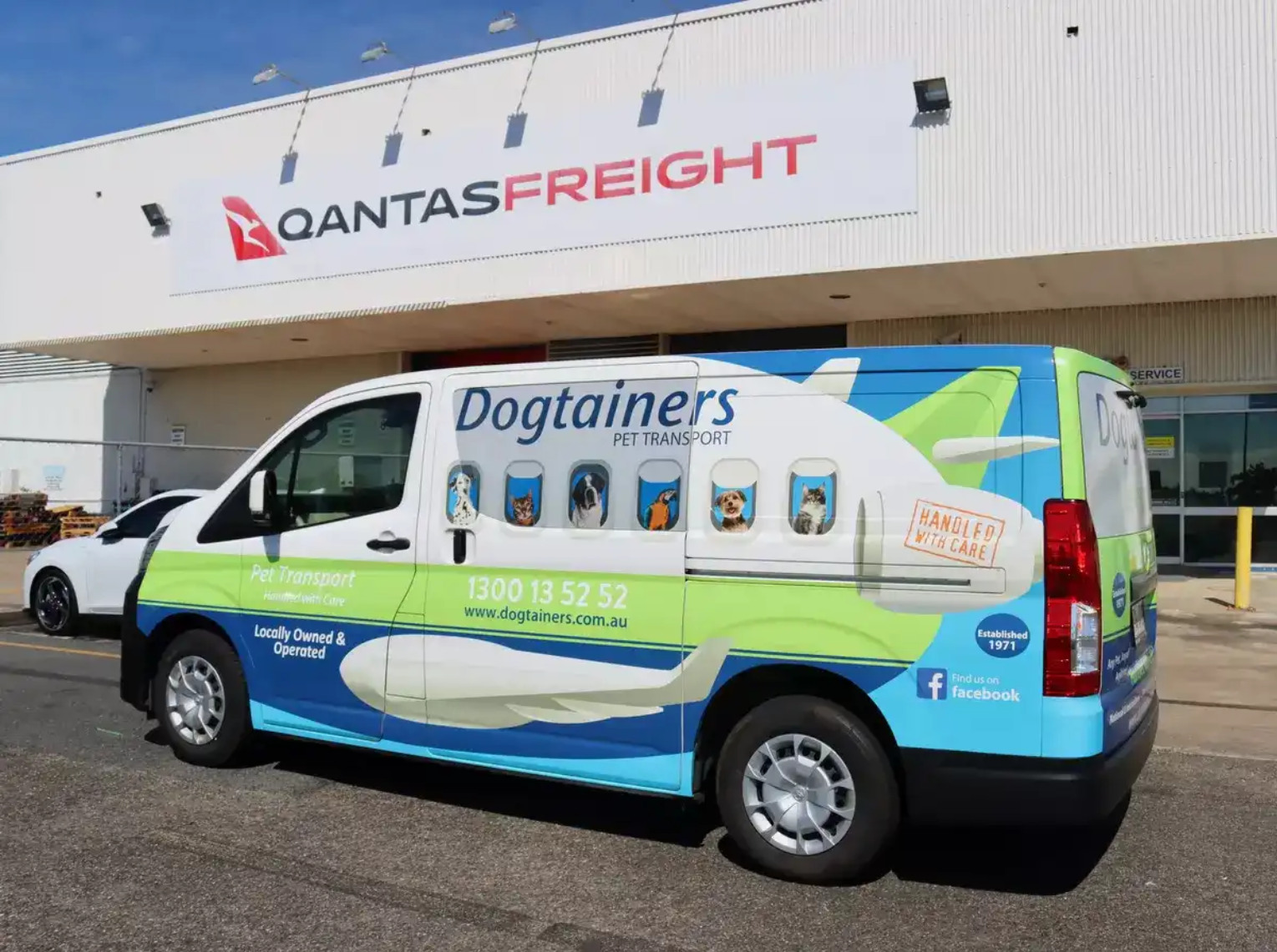 dogtainers van at qantas