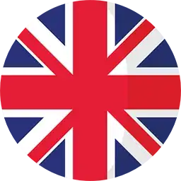 Flag of UK made into a circle